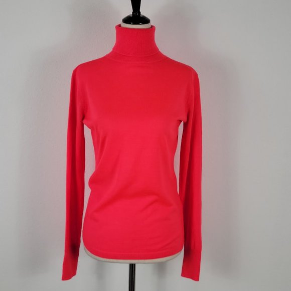 HALOGEN Turtleneck Merino Wool Blend Sweater Sz XS - Picture 1 of 6